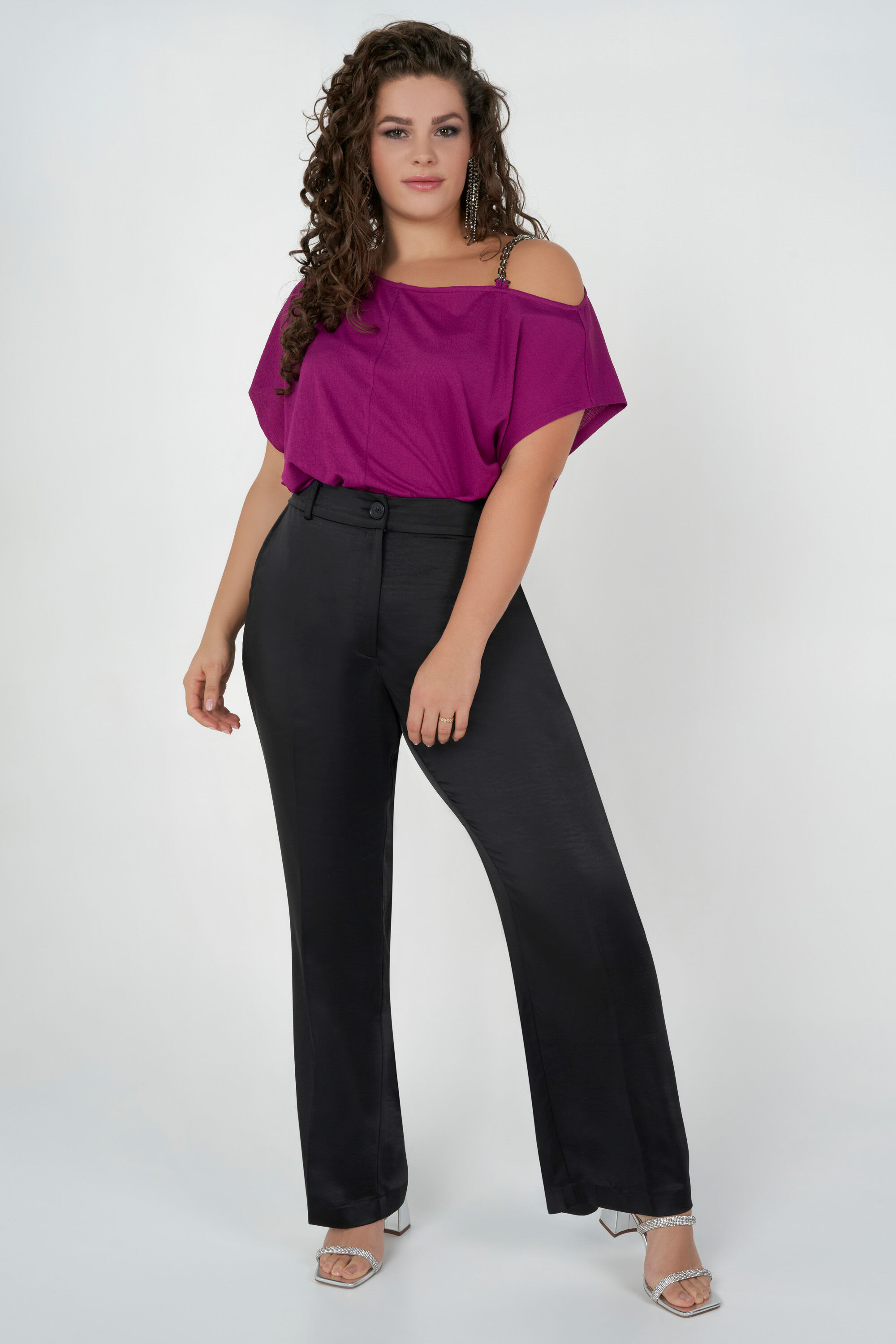 Pantalon en satin image number 0