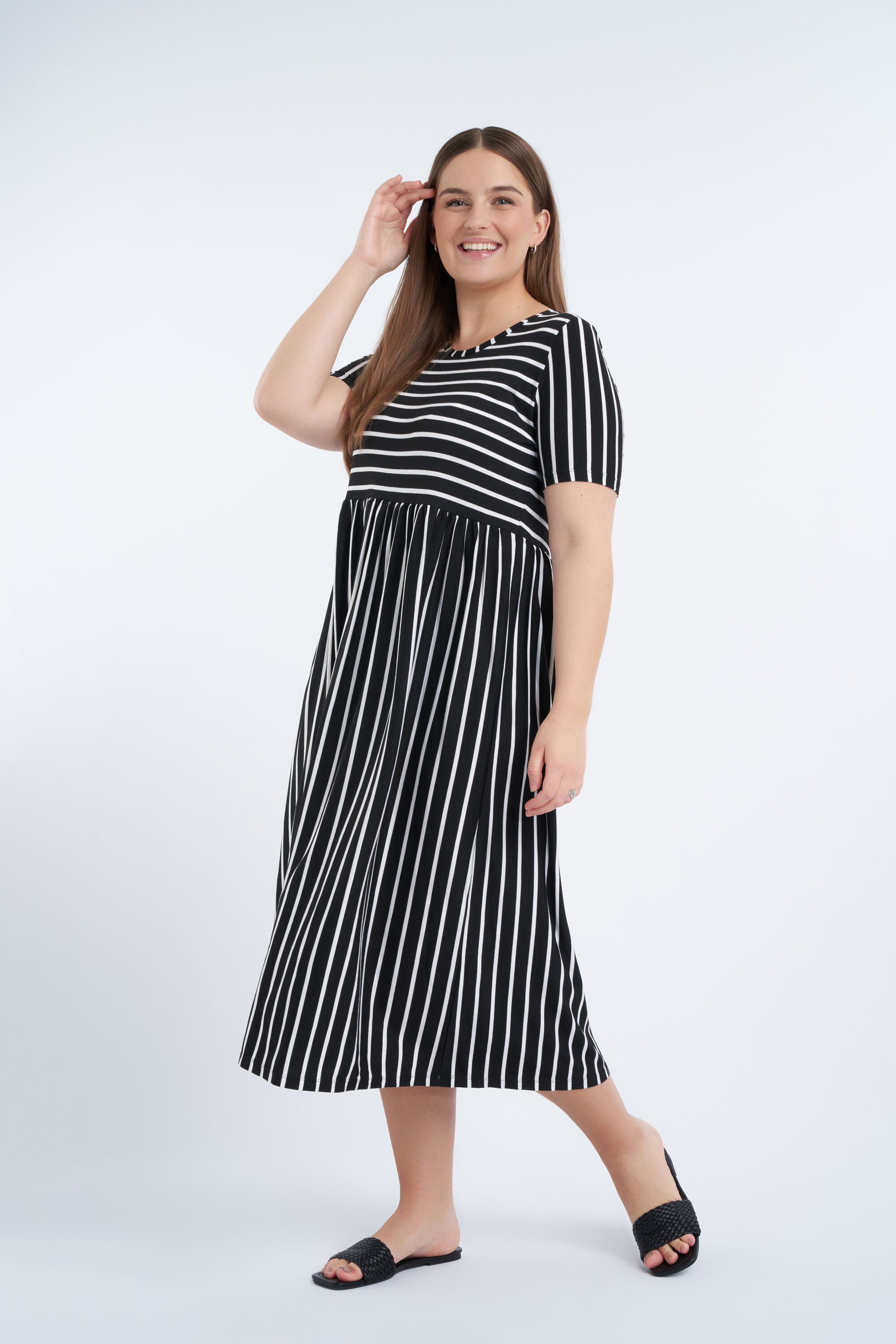 Femmes Robe longue a imprime MS Mode