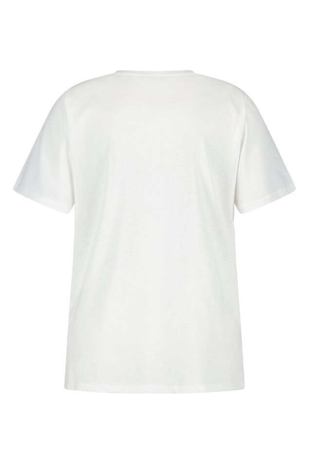 T-shirt en coton à imprimé image number 3