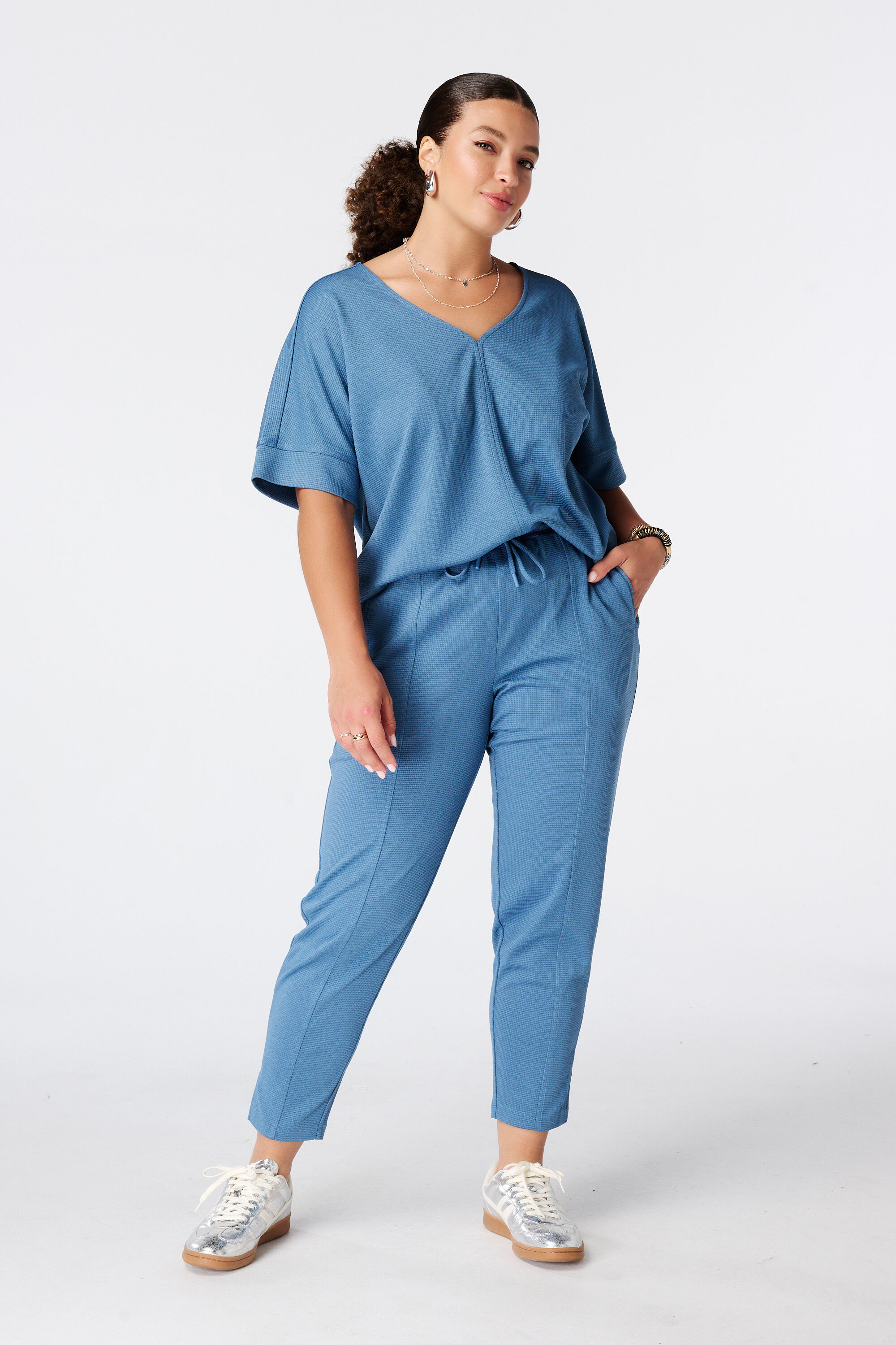 Pantalon avec cordon coulissant
