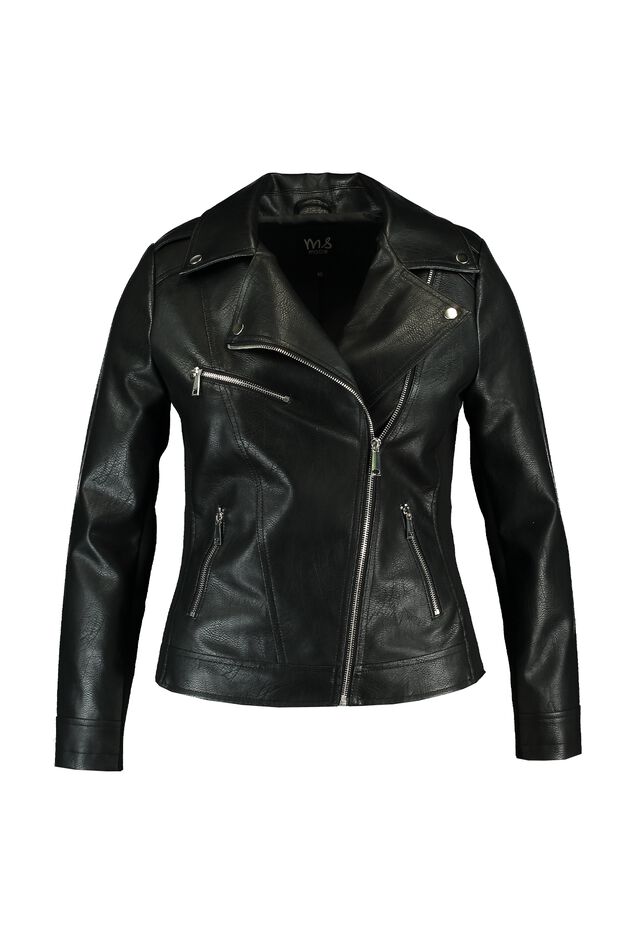 Veste style motard en similicuir image number 2