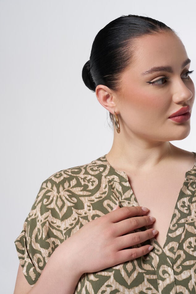 Robe imprimée spacieuse image number 4