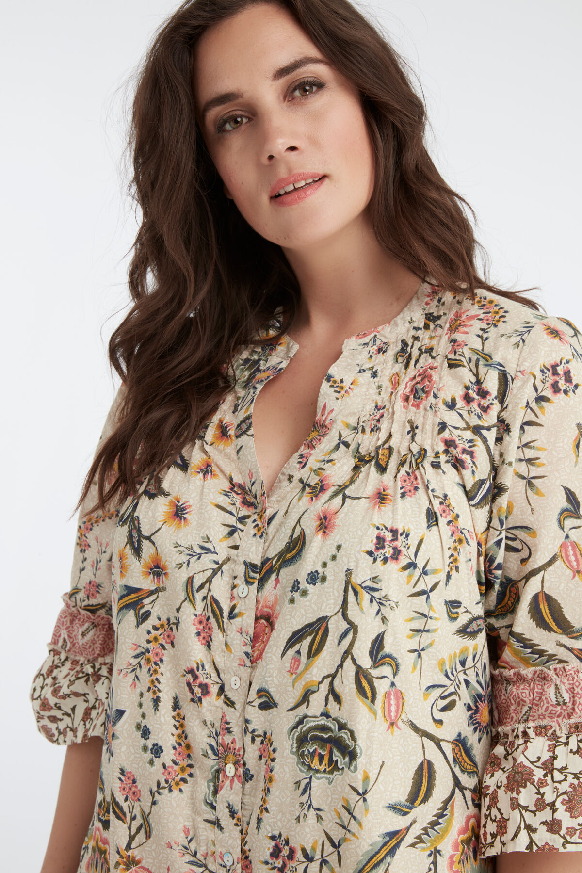 Jurk met patchwork image number 3