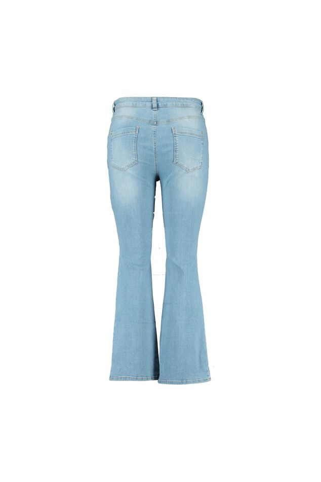 Flared leg high waist jeans image number 2