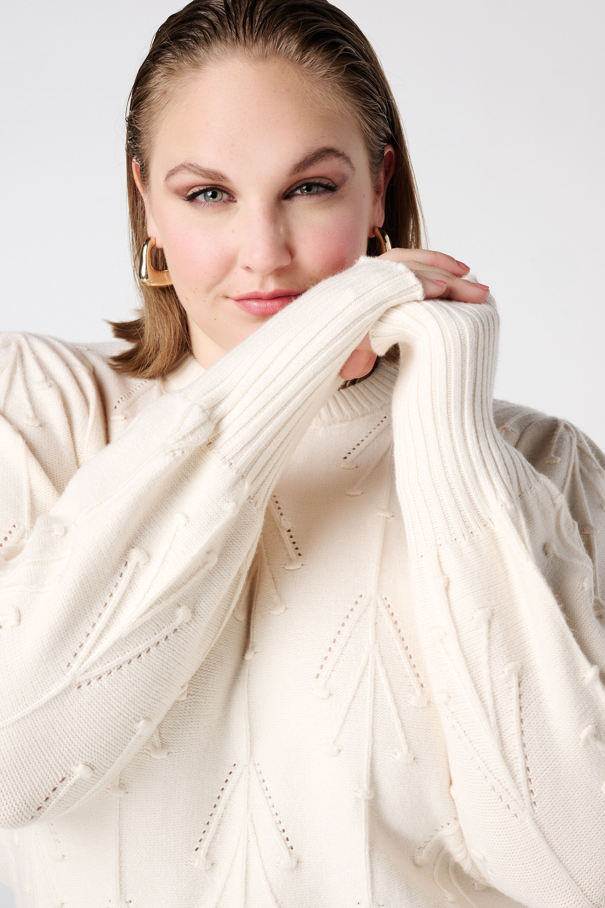 Pull en maille avec motif image number 4