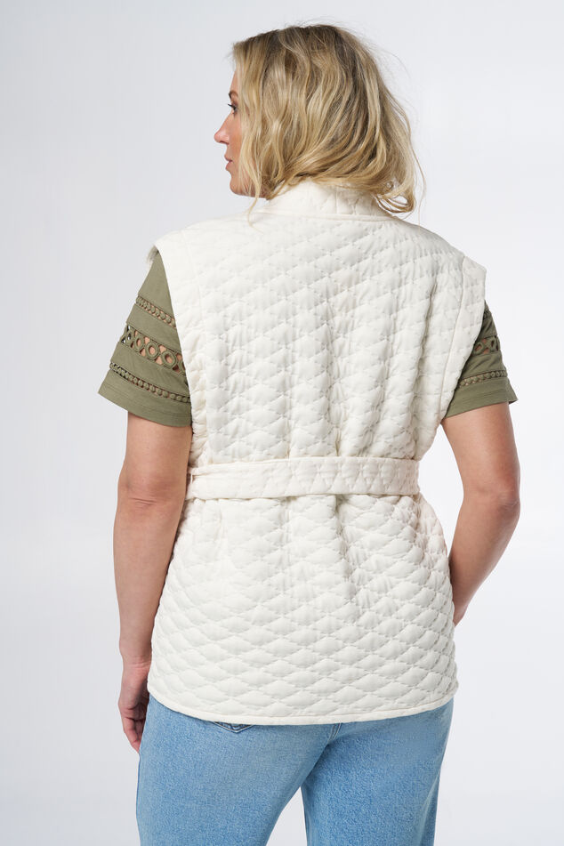 Gilet ample avec ceinture image number 3