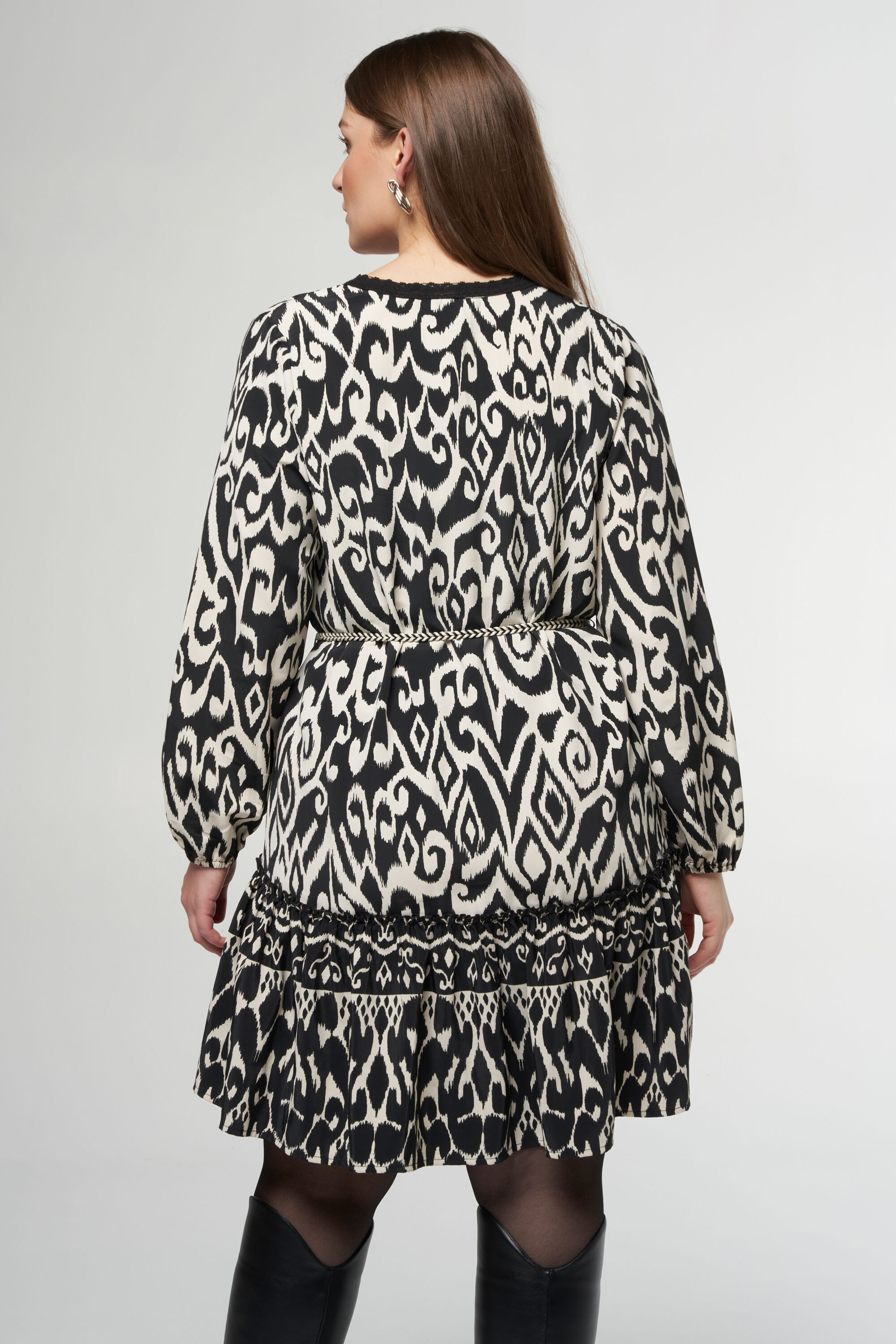 Robe midi &agrave; imprim&eacute; image number 3