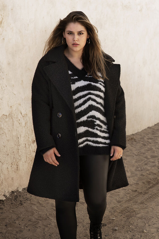 Trui met zebra motief image number 0