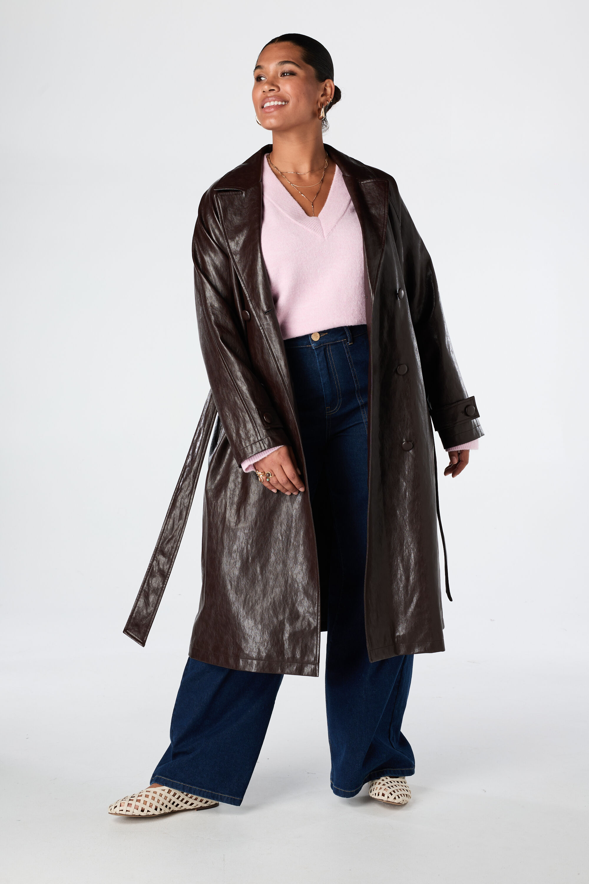 Trench coat &agrave; double boutonnage image number 5