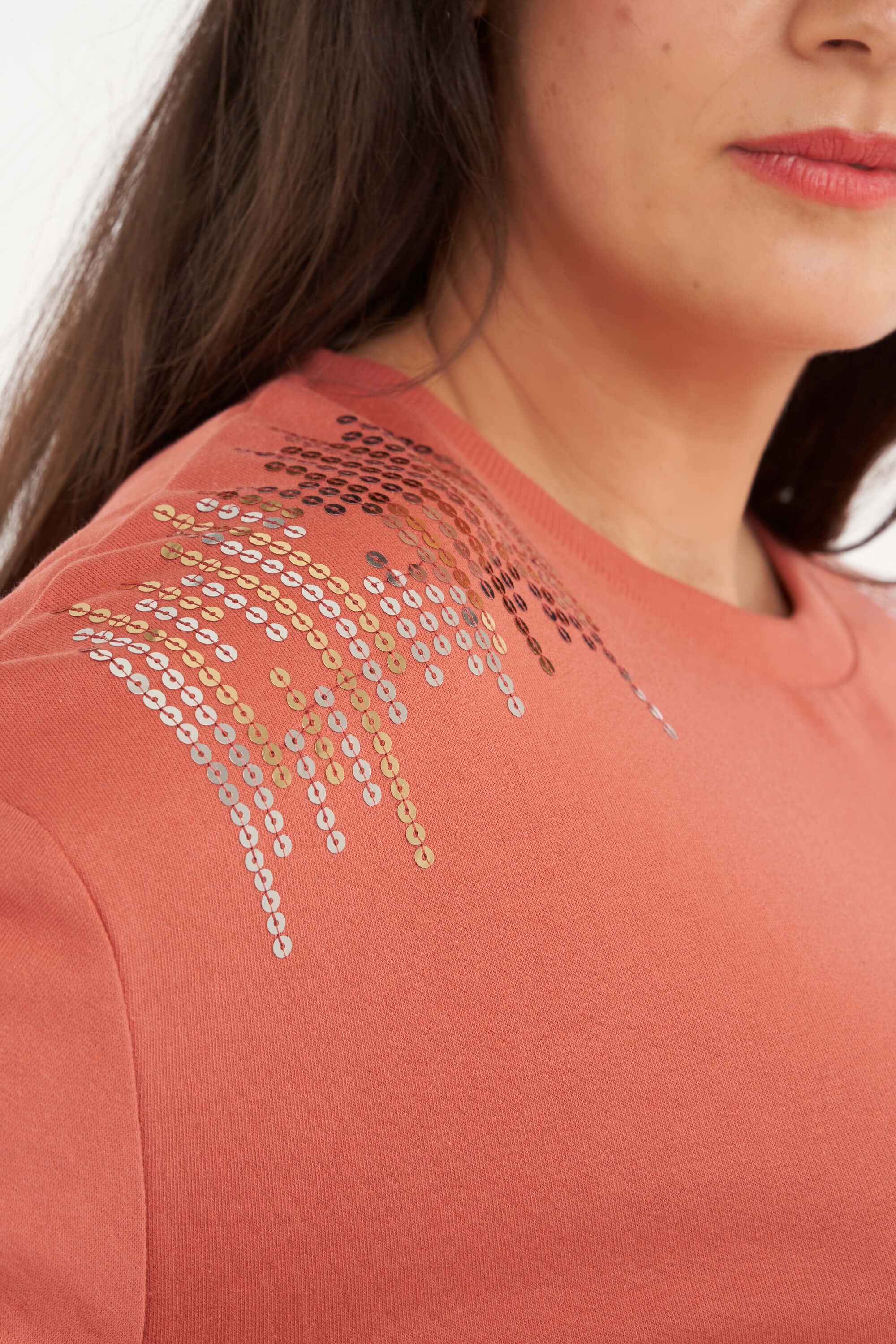 Sweater met pailletten  image number 4