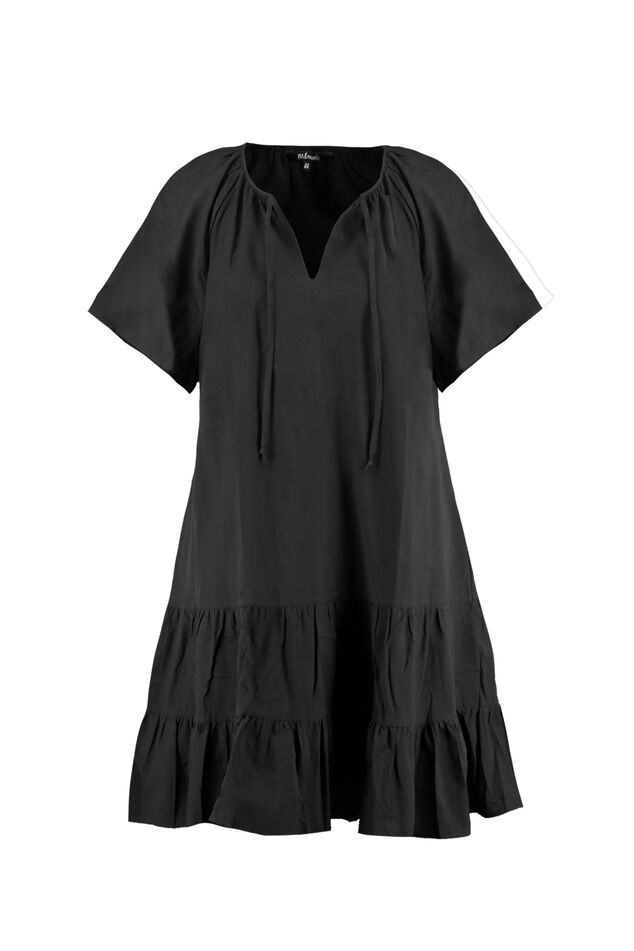 Korte a-lijn jurk image number 1