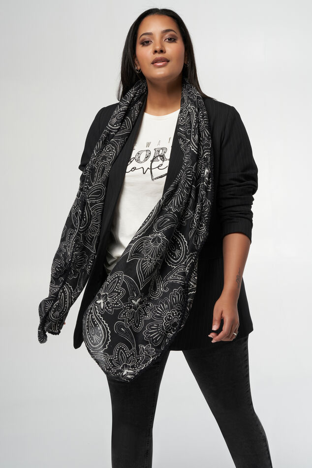 Écharpe avec imprimé paisley  image number 0