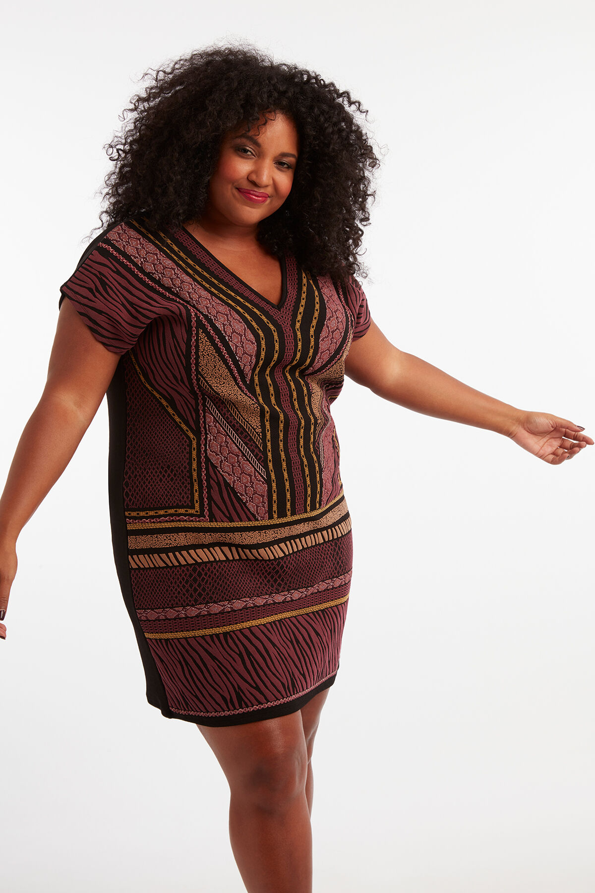 Jurk met waxprint image number 5