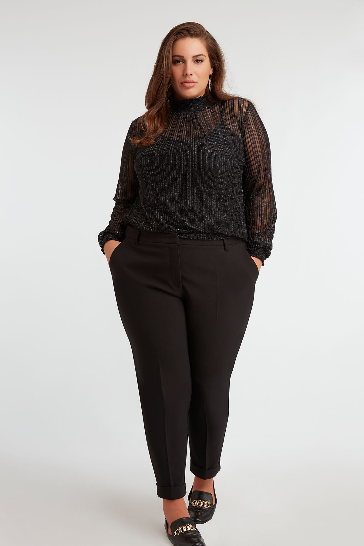 Haut &agrave; col montant image number 3