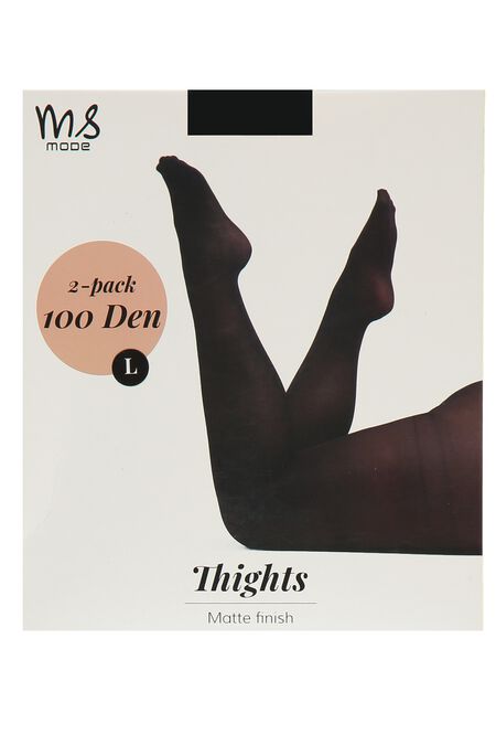 2-pack Basis panty 100 denier