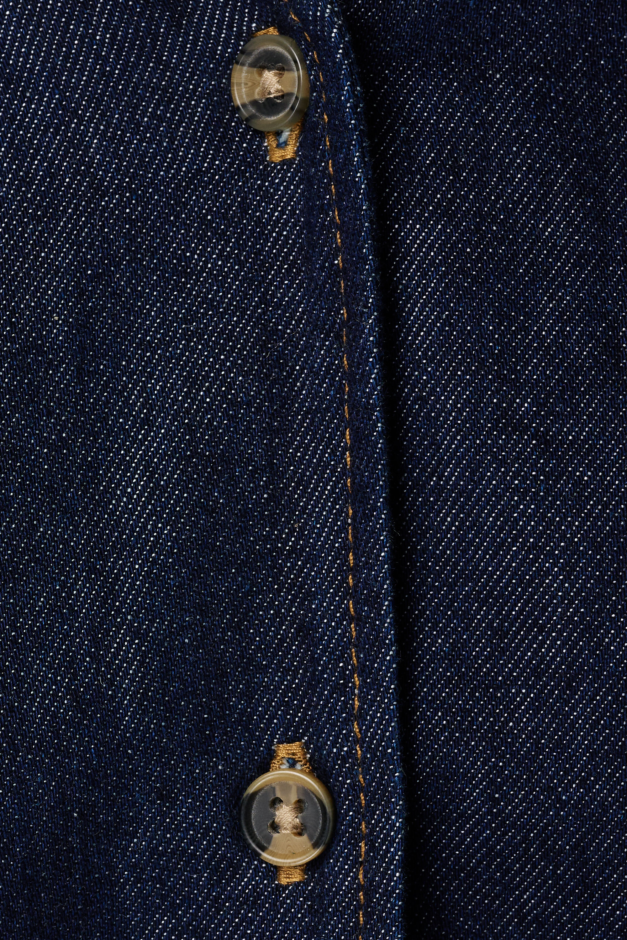 Denim blouse met sjaaltje image number 6