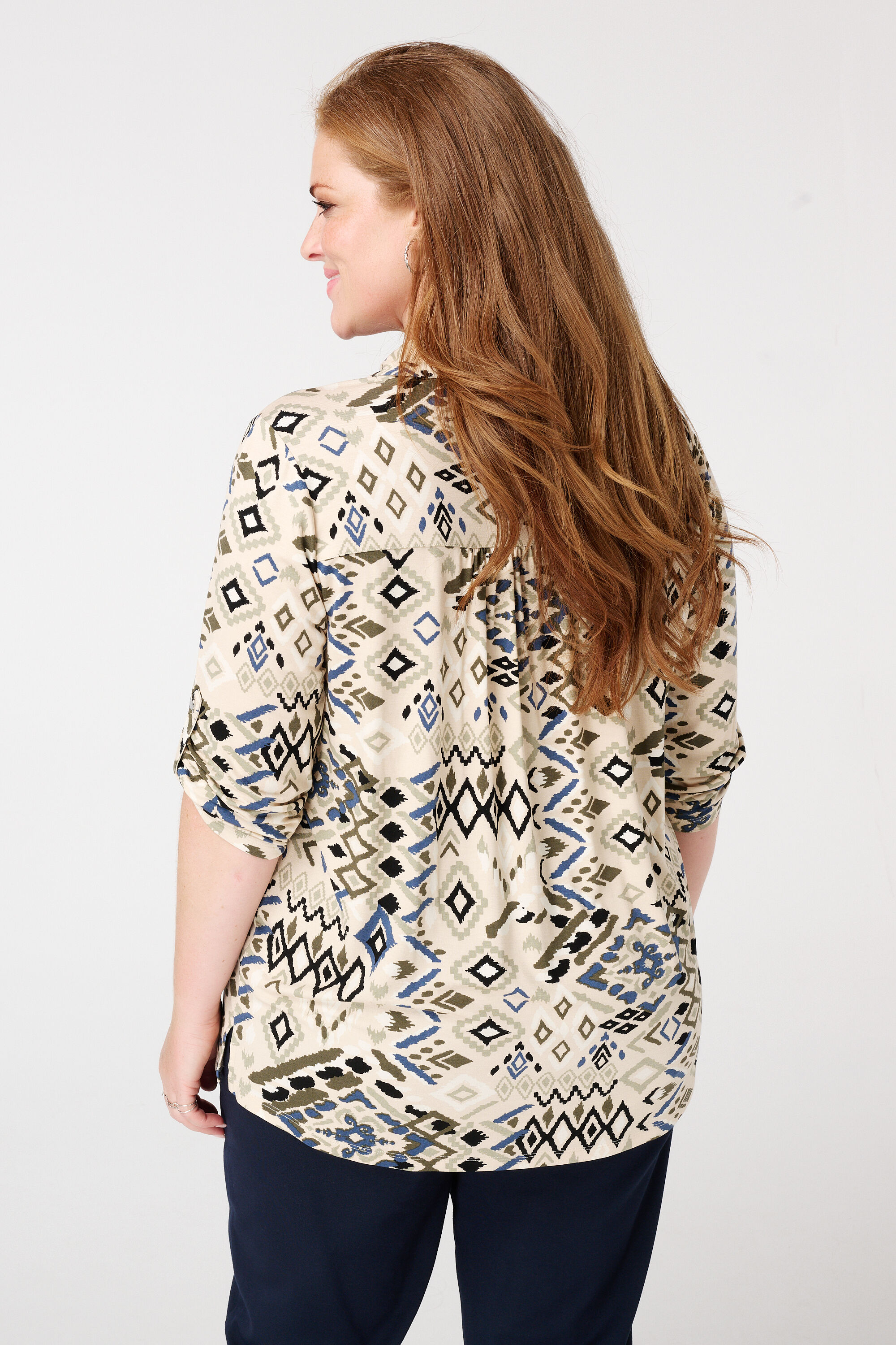 Jersey top met print image number 3