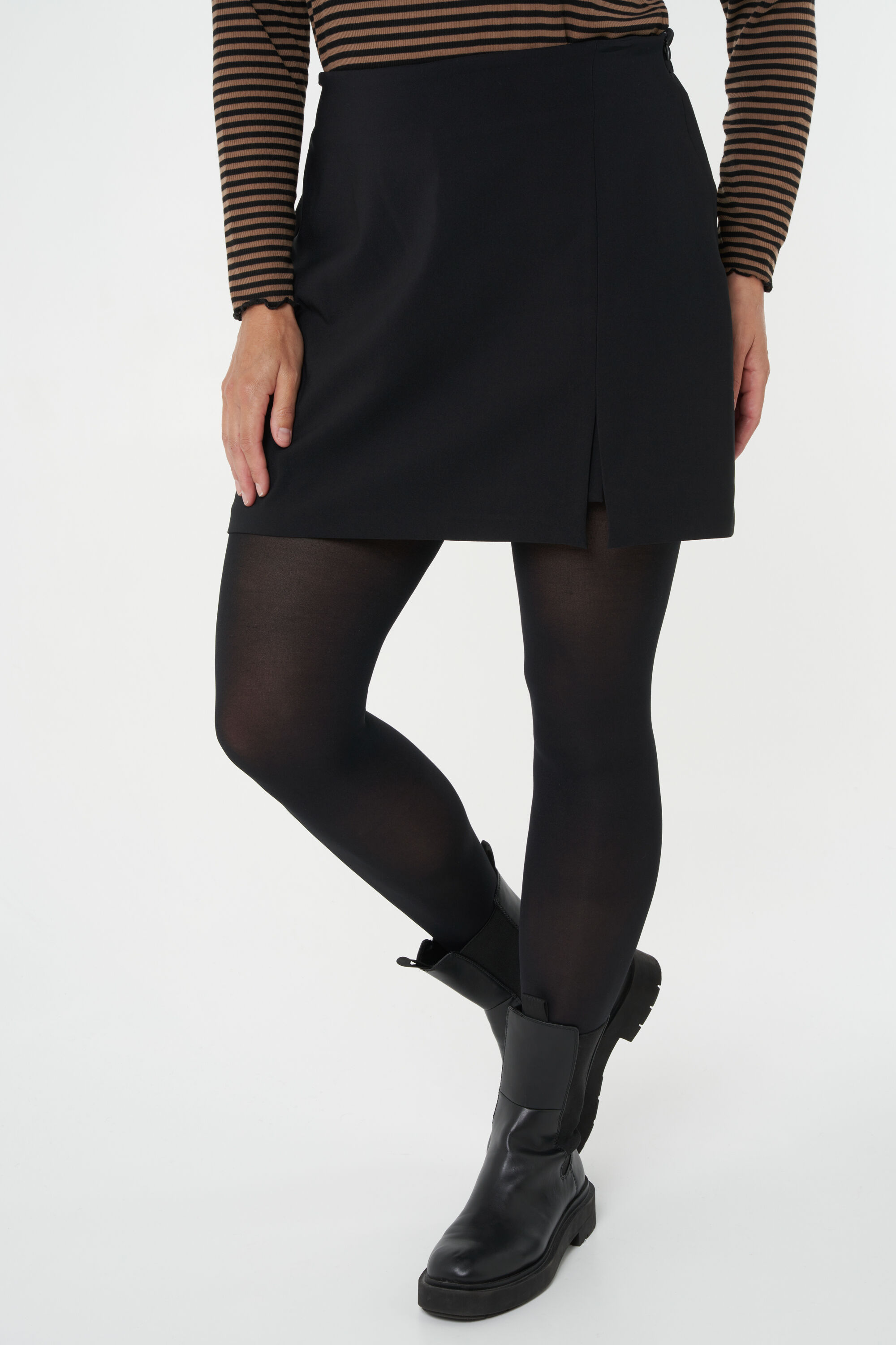 Jupe-culotte avec fente image number 6