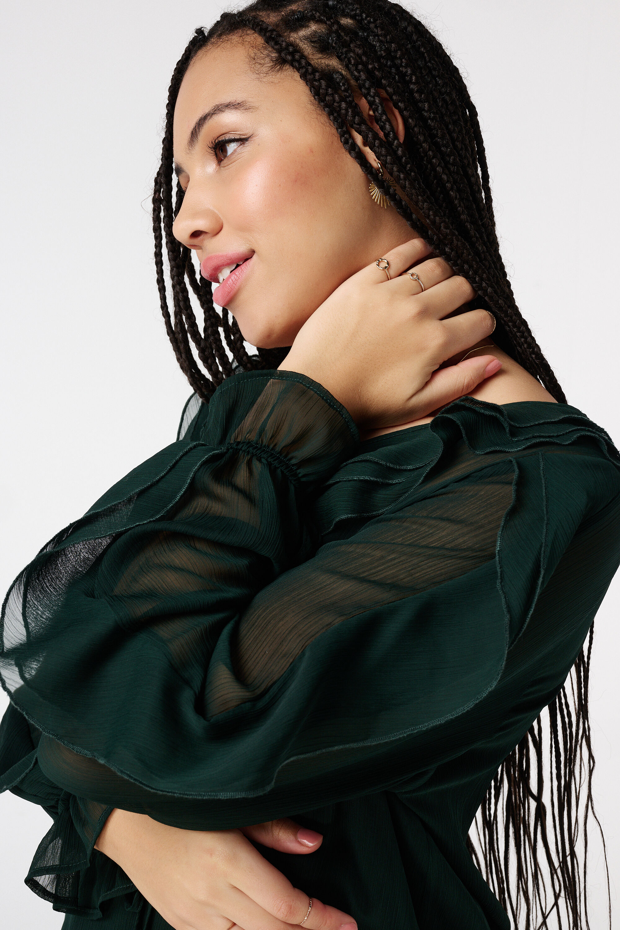 Blouse met ruffles image number 4