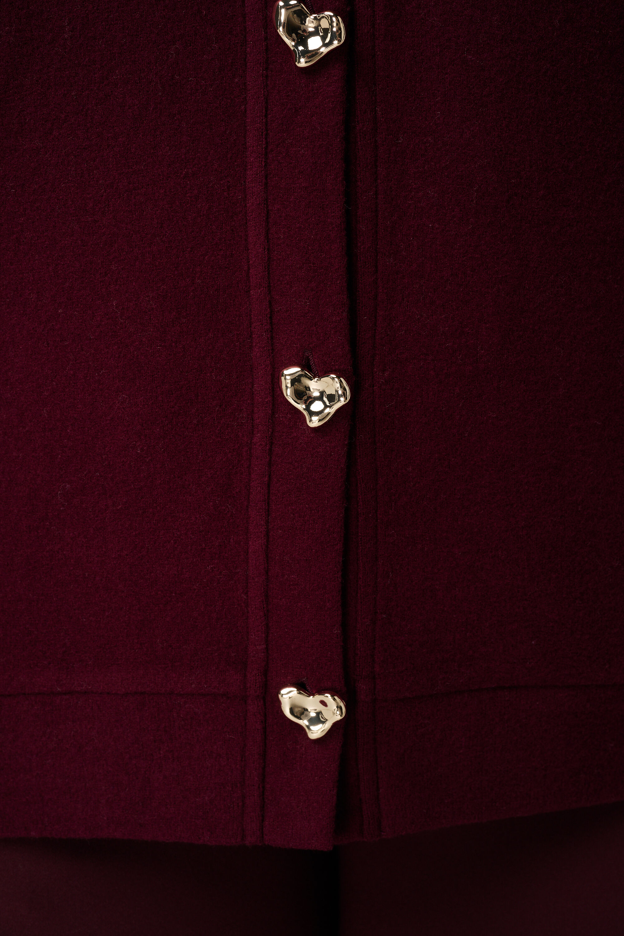 Vest met gouden hartjesknopen image number 6