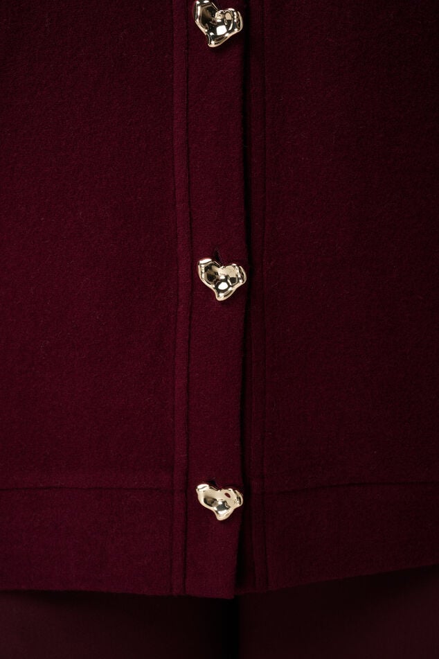 Vest met gouden hartjesknopen image number 6