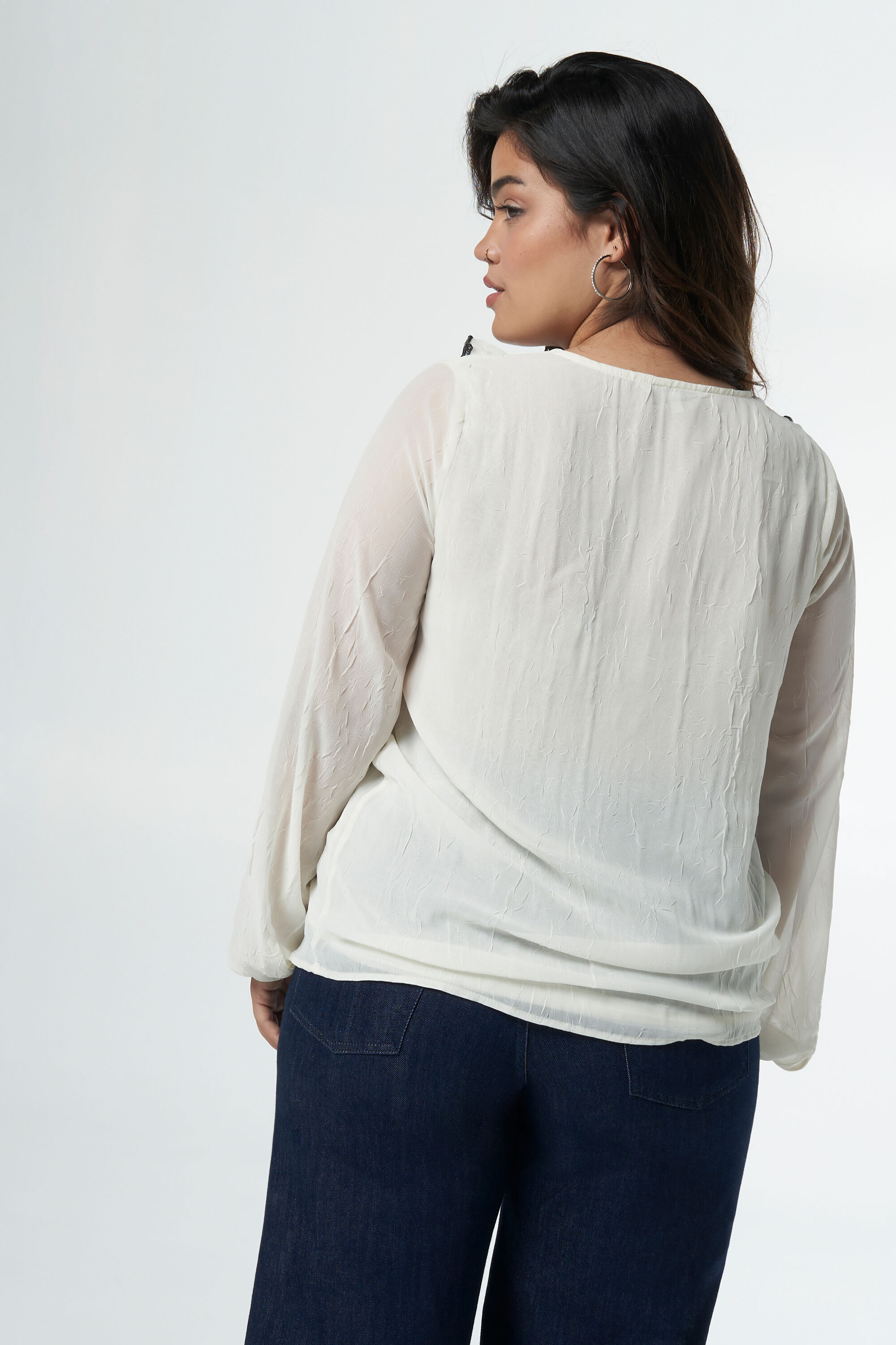 Blouse met volants image number 3