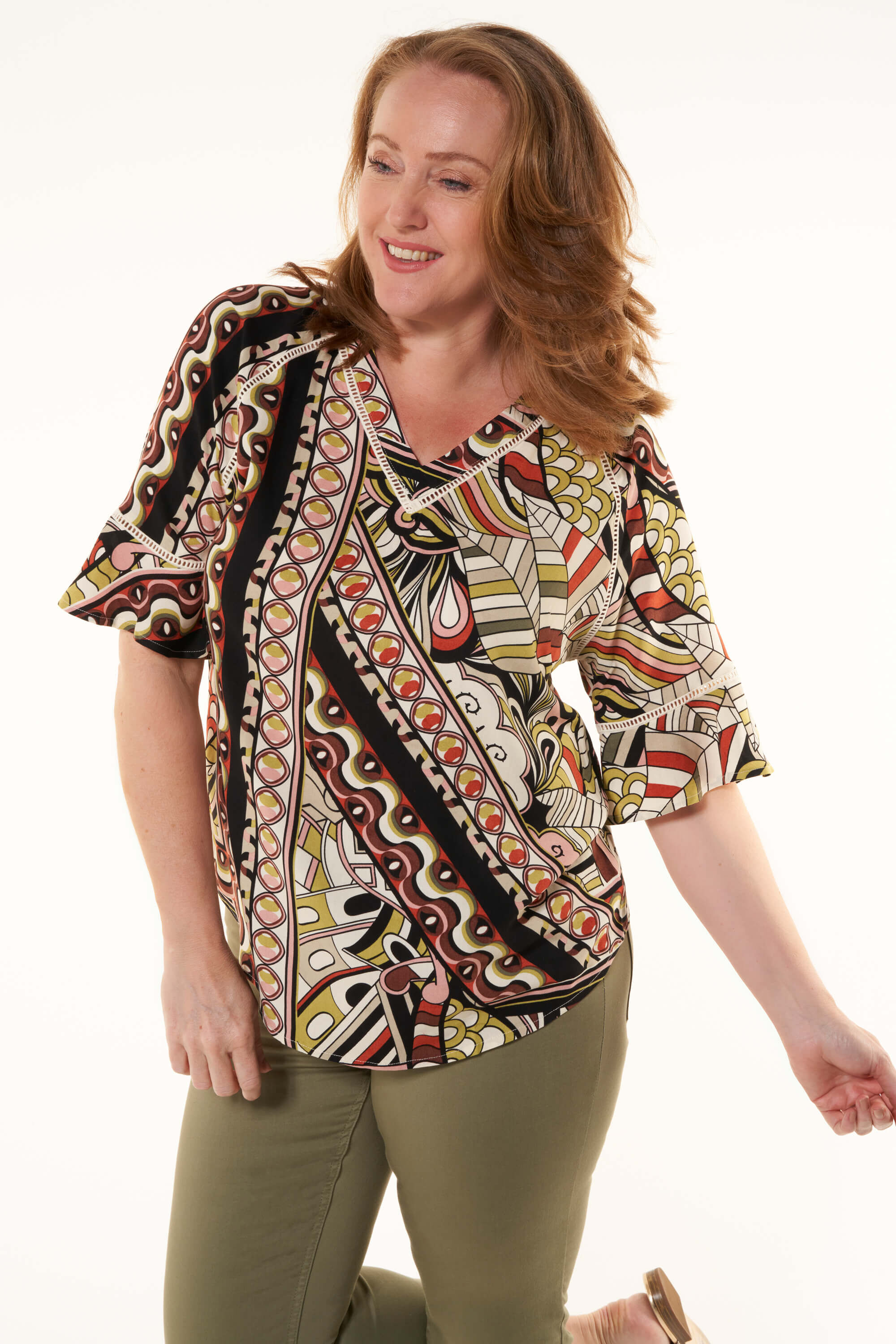 Blouse met broderie details image number 5