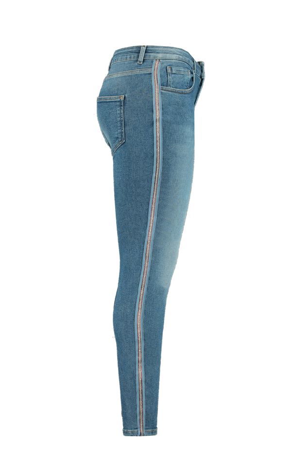Jeans aux décors latéraux image number 1