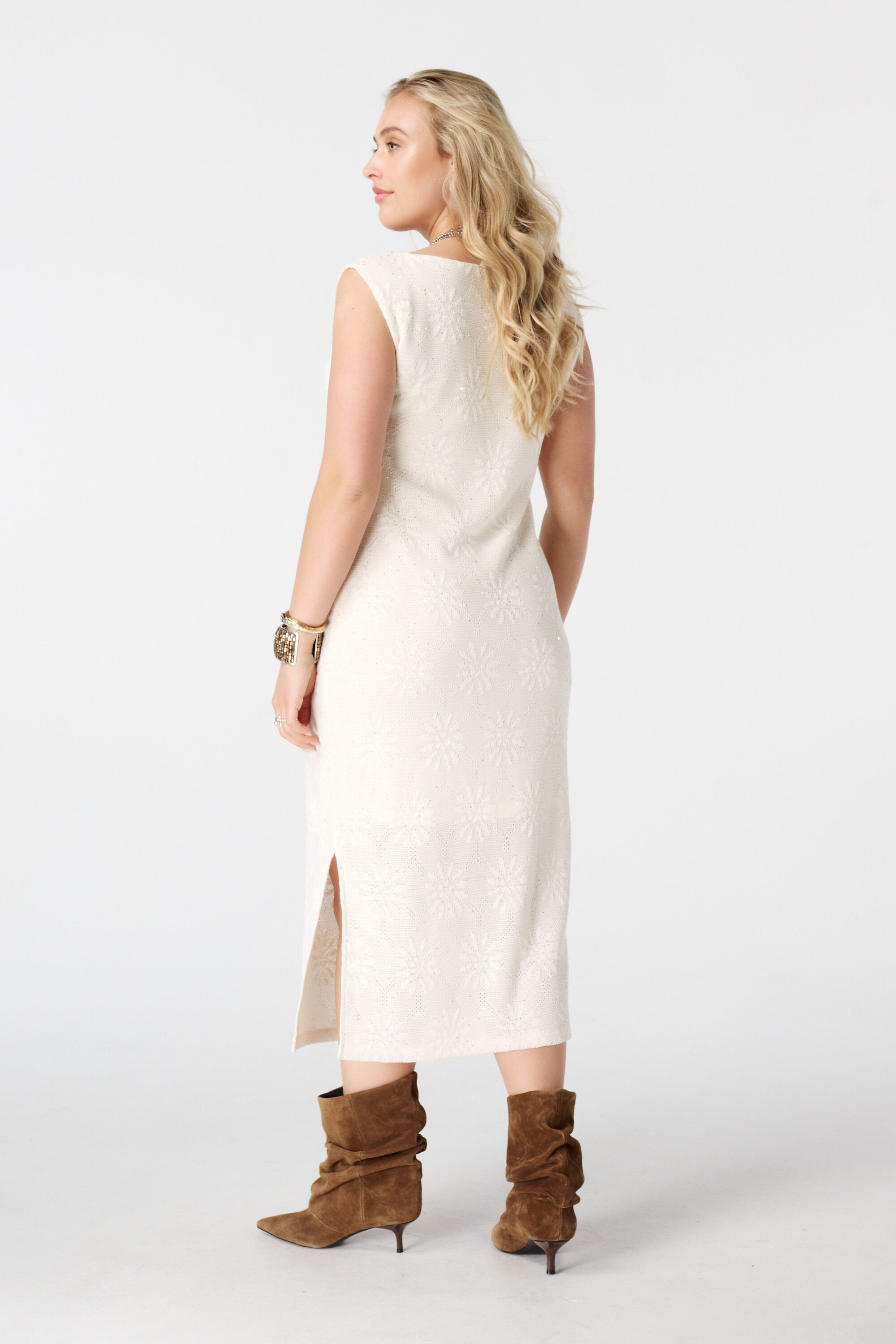 Robe midi ajust&eacute;e image number 3