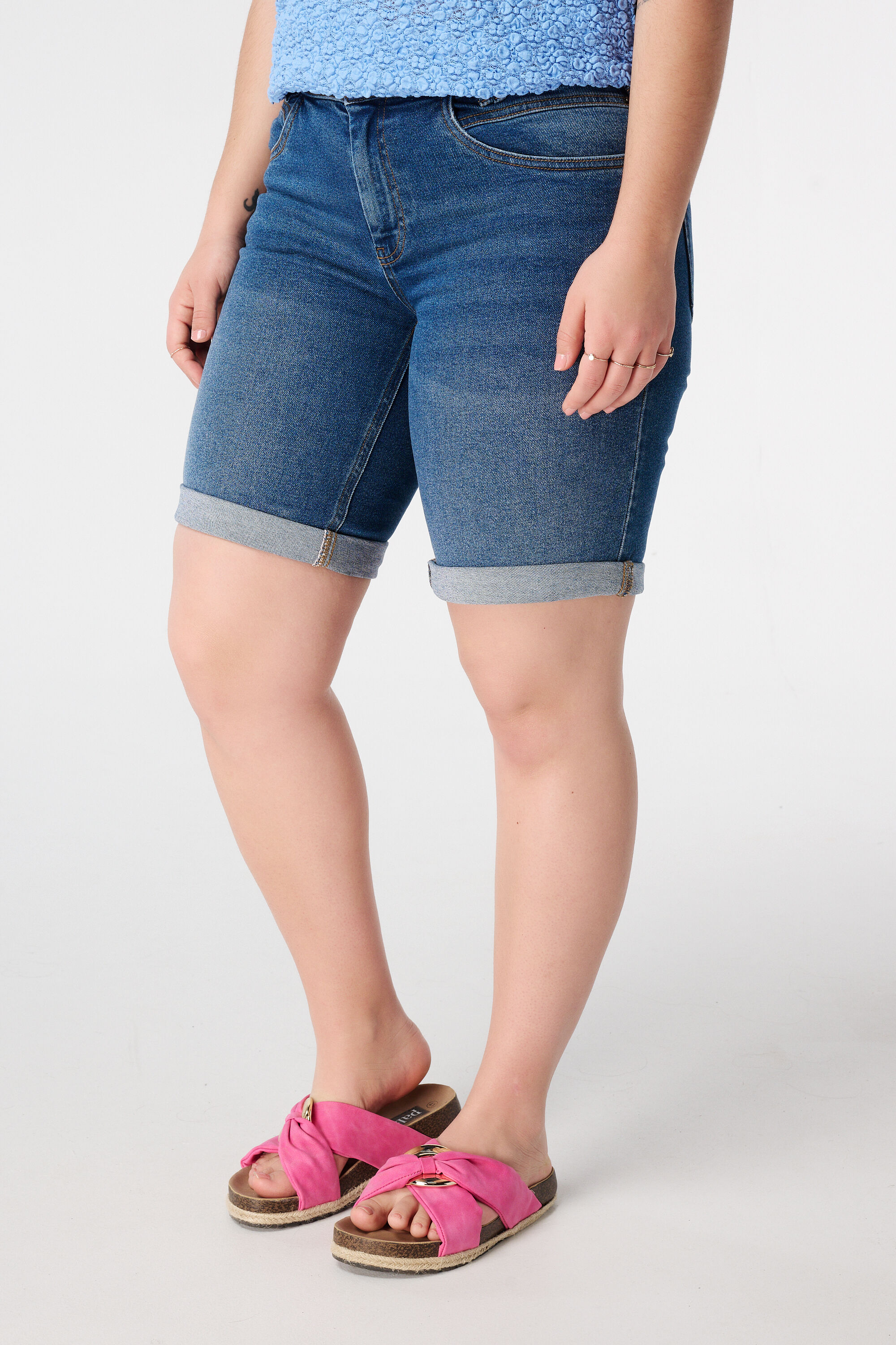 Denim short image number 5