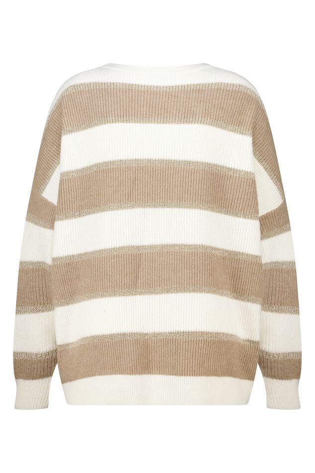 Pull rayé avec lurex image number 2
