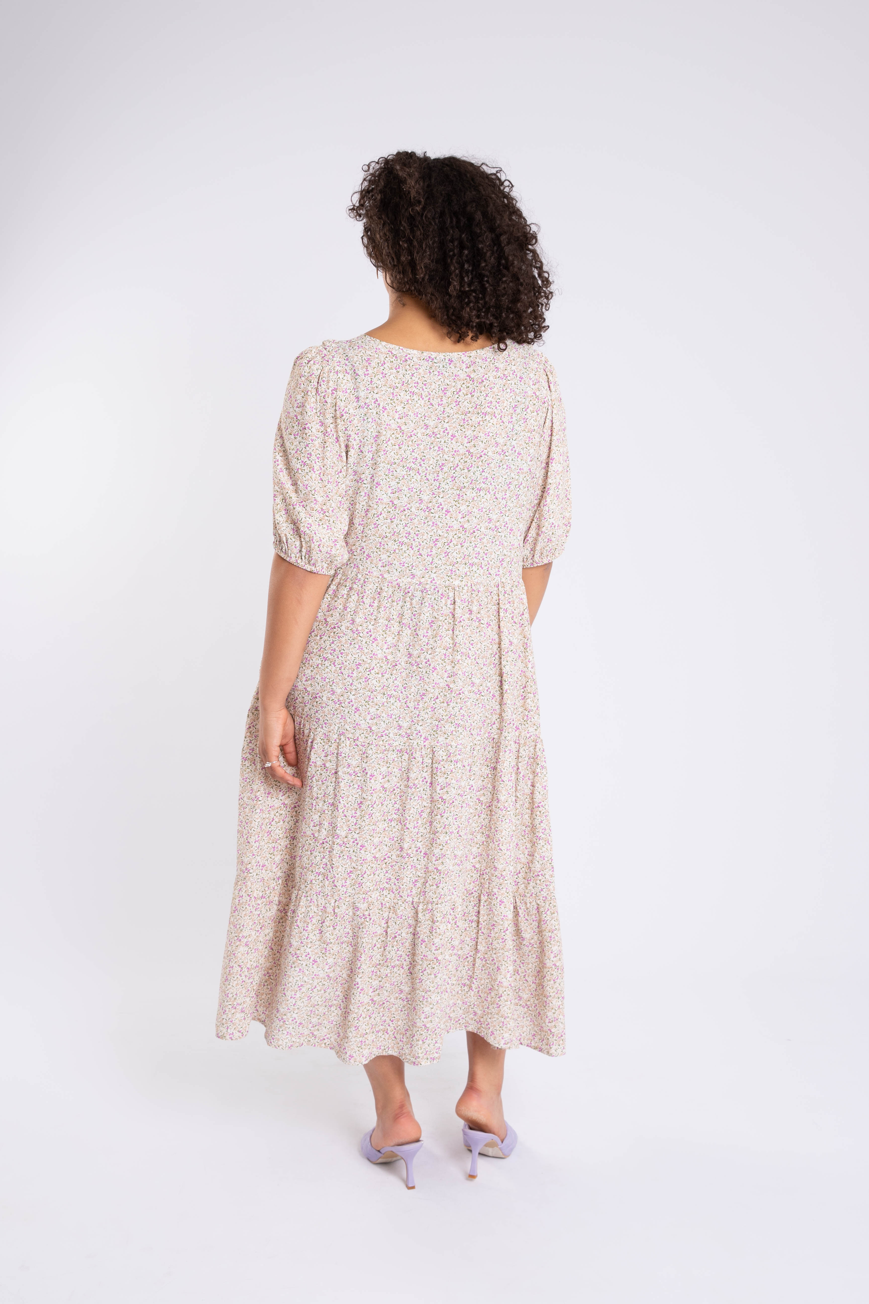 A-lijn jurk met print image number 4