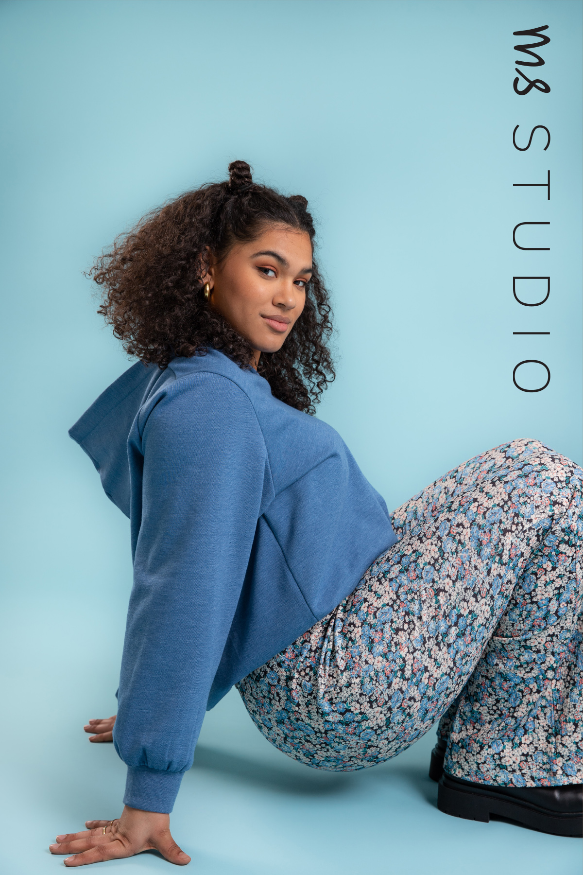 Flared legging met print bij MS Mode®