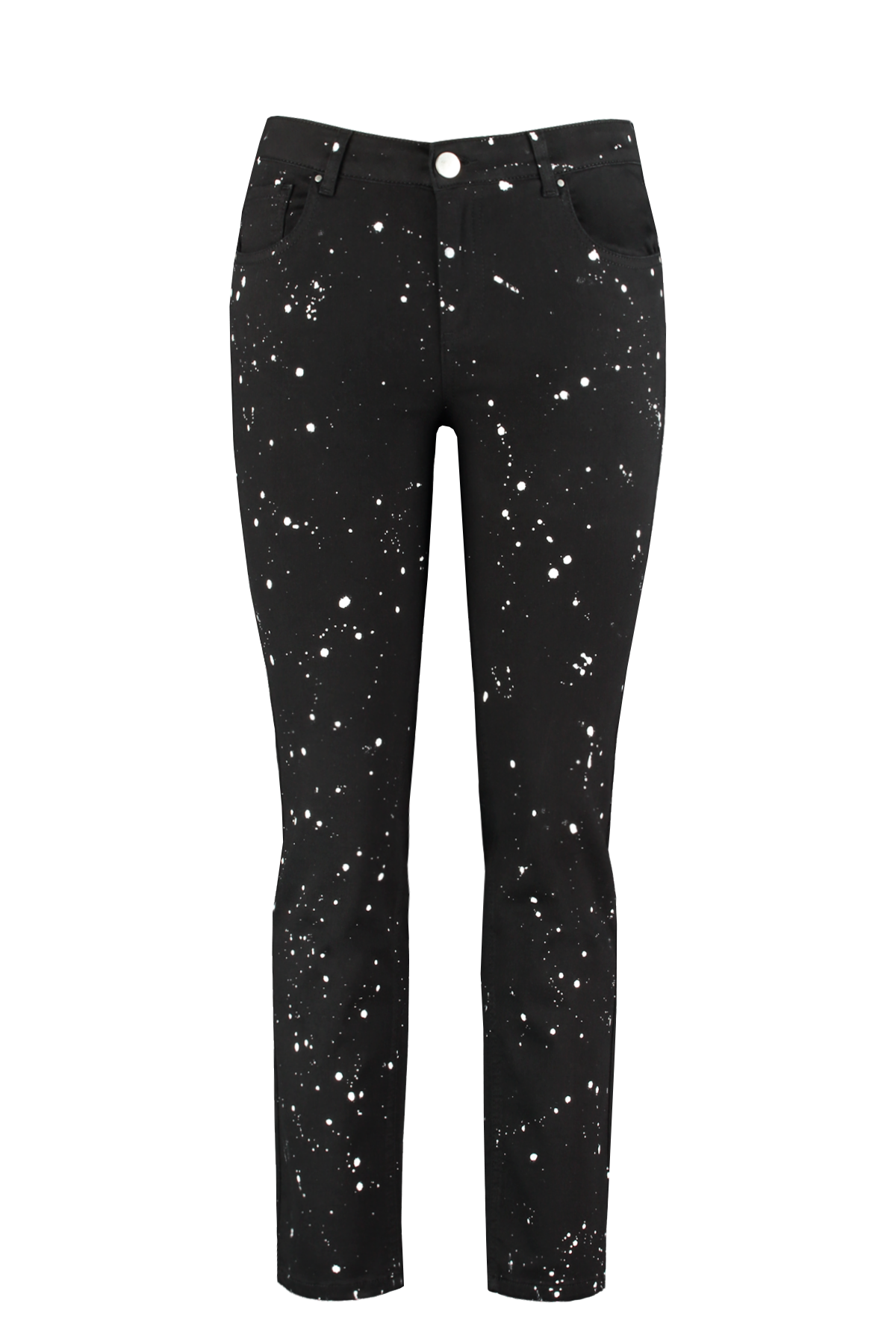 Broek met 'verfspetters' bij MS Mode®