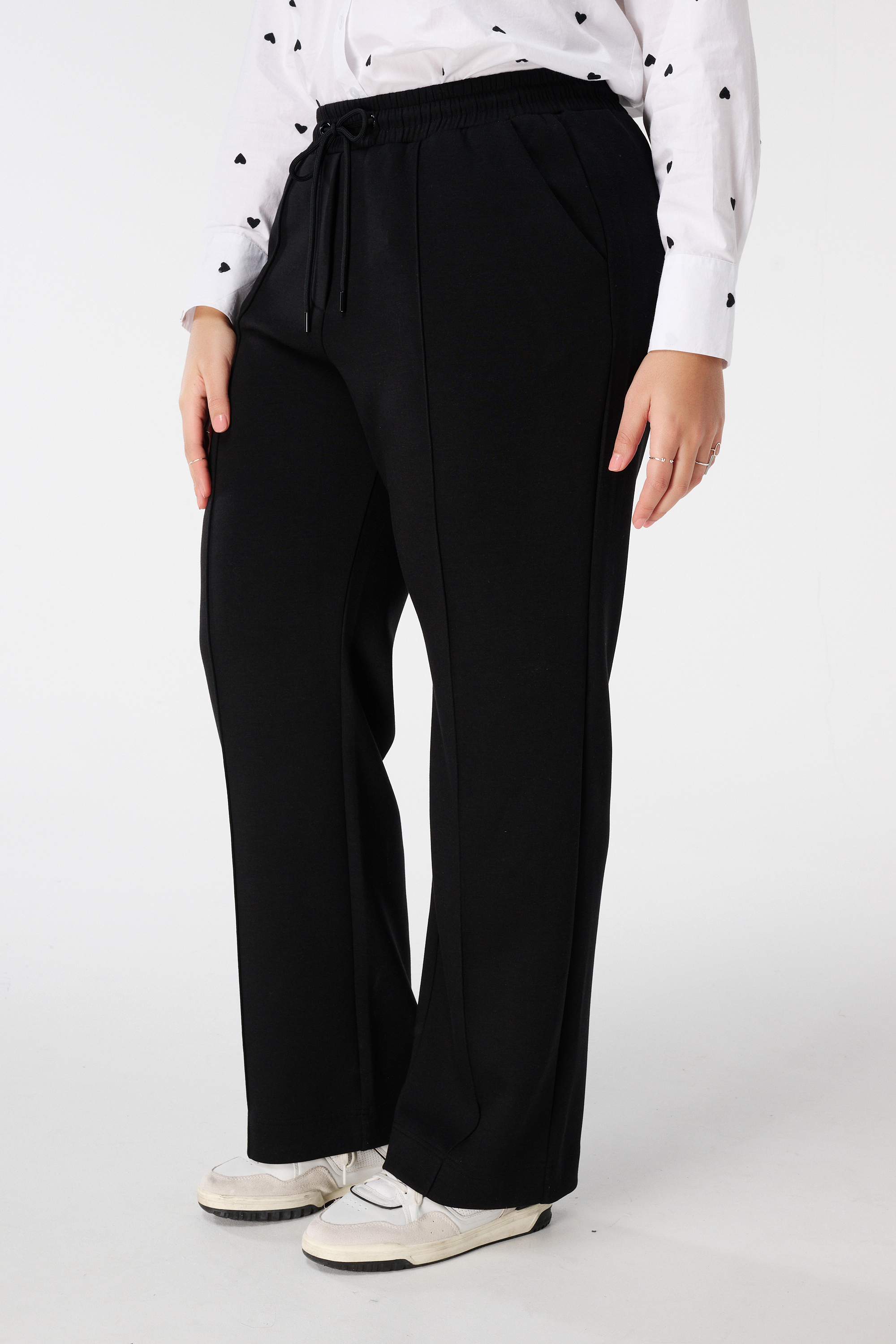 Pantalon Femme Vert - Dos Élastique, Devant Boutonné - Marque New Look - Taille 10 - Neuf Avec Étiquettes