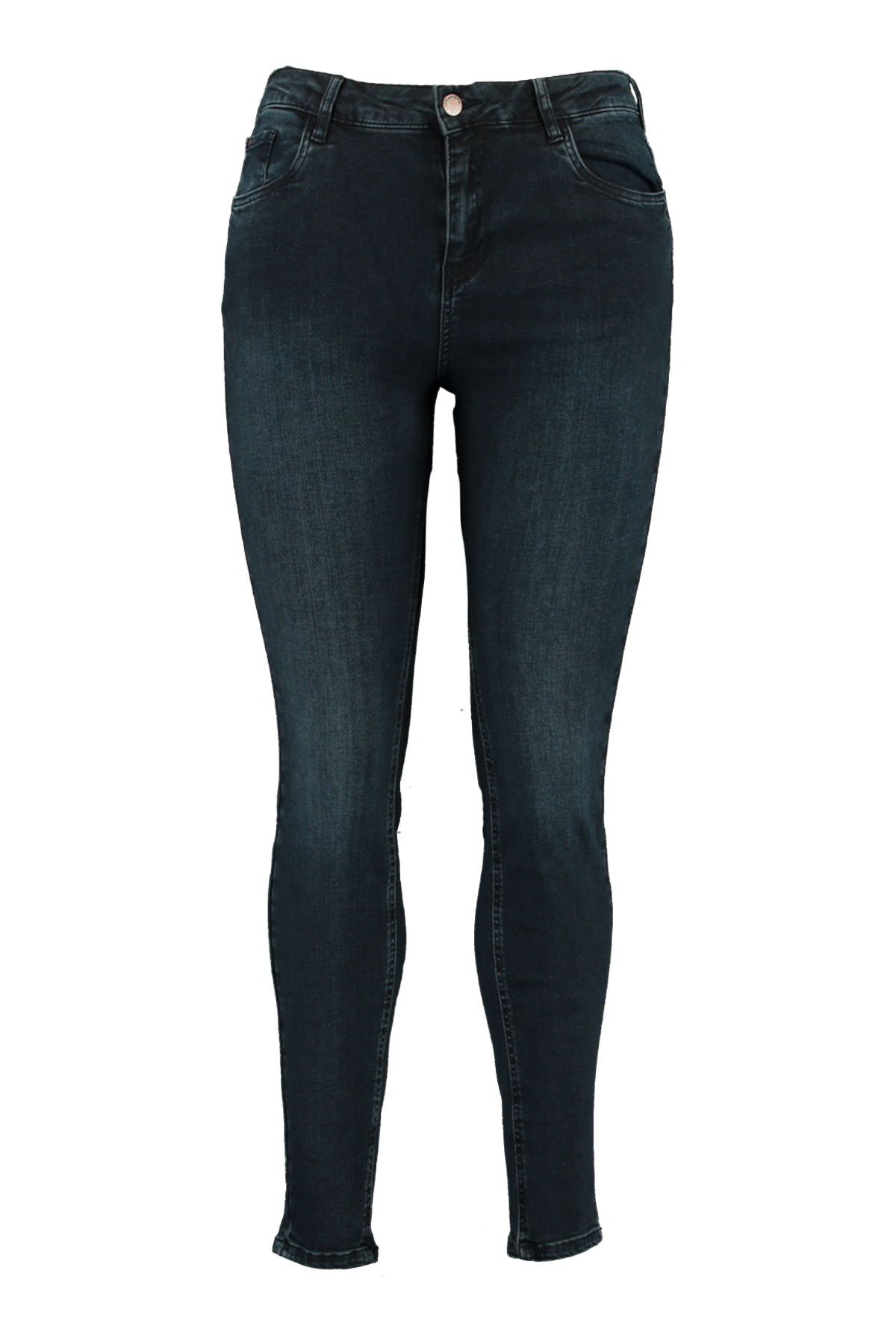Skinny leg high waist jeans CHERRY image 1