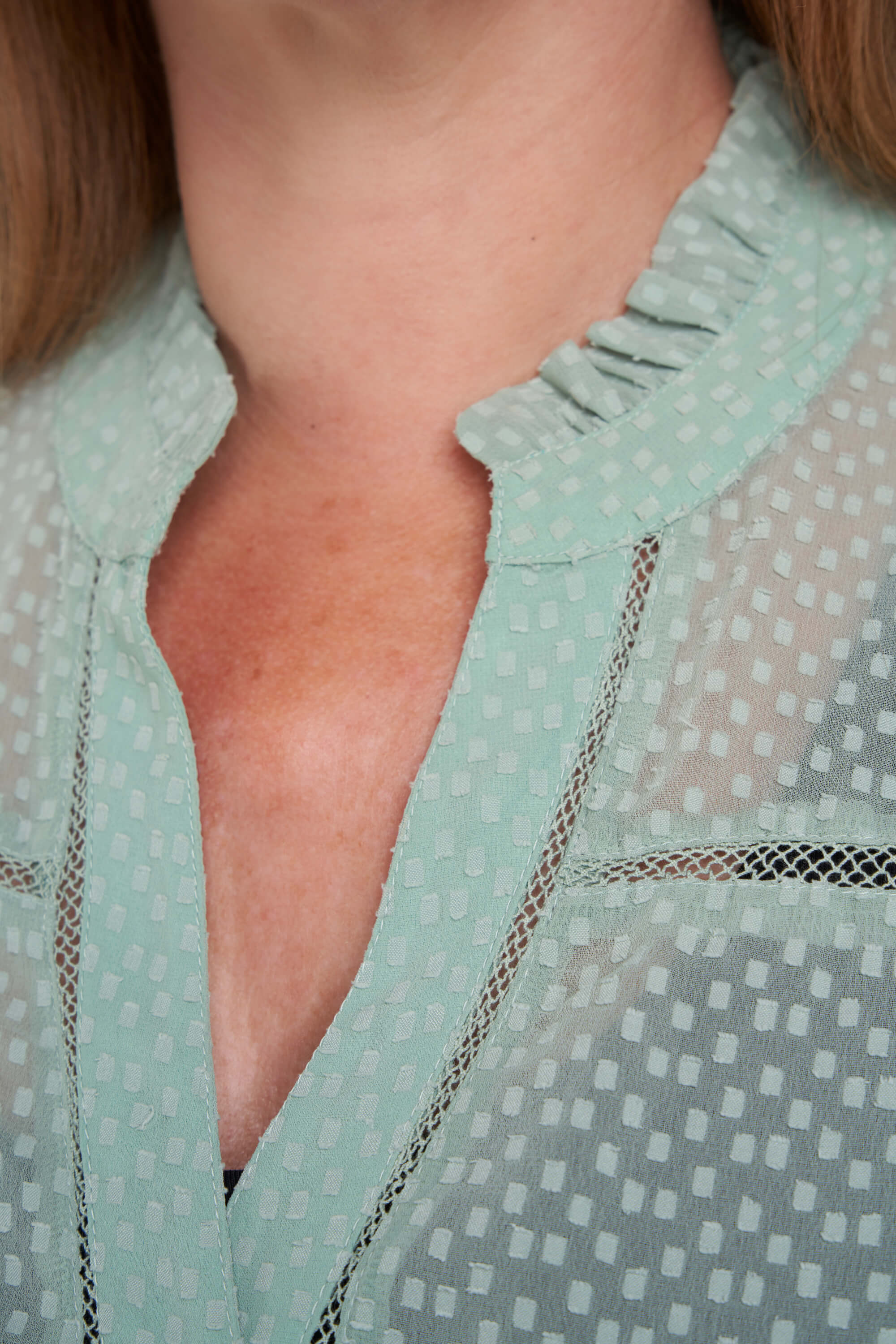 Semi-transparante blouse image number 5