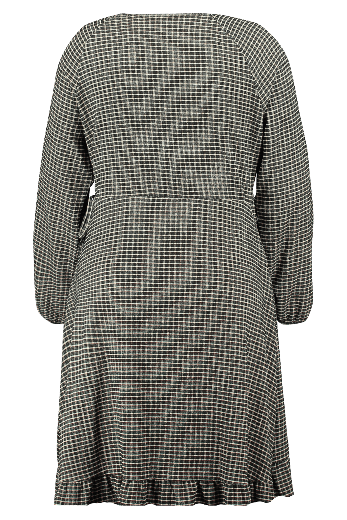 Overslag jurk met print image number 2