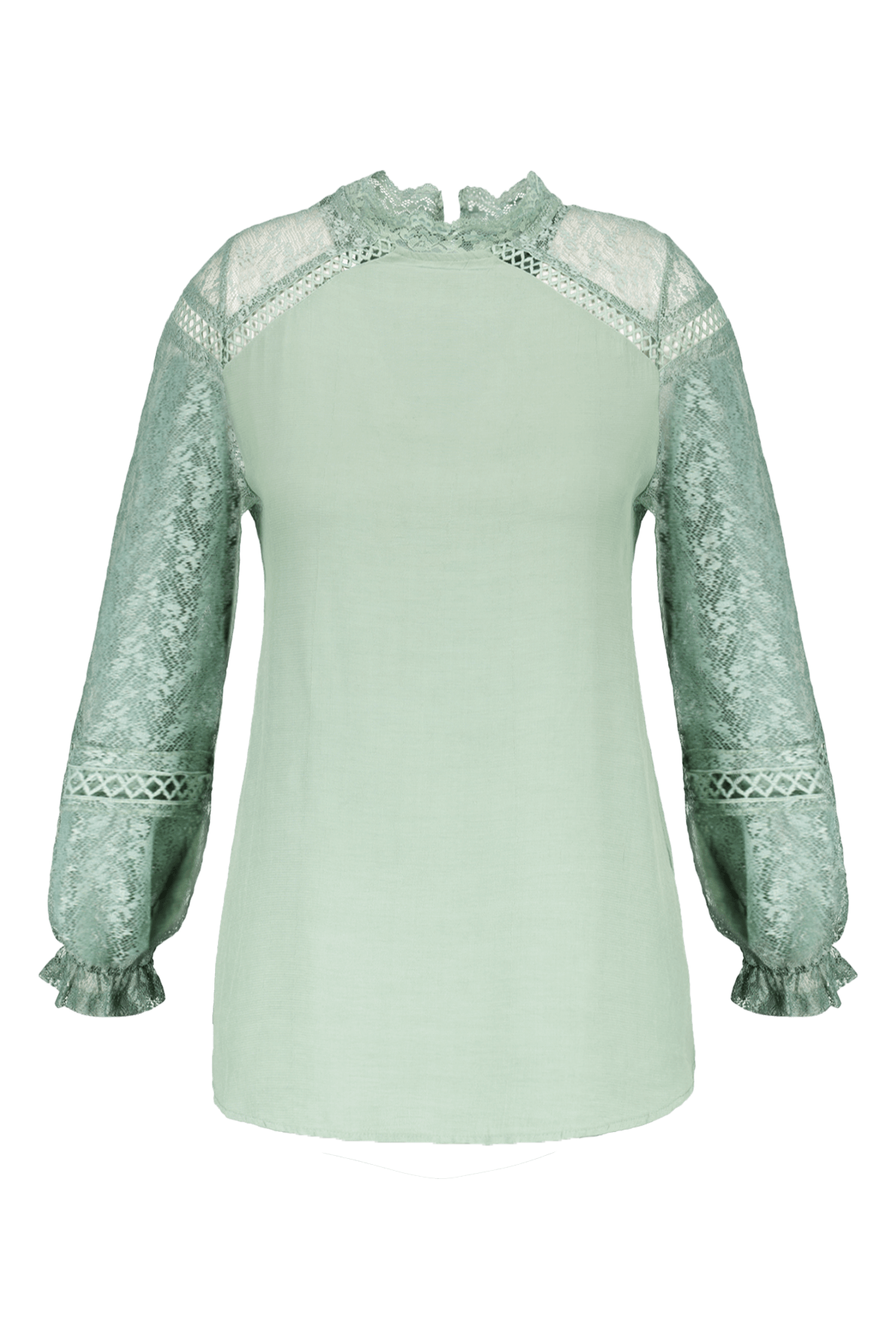 Dames Blouse Met Kant MS Mode dames-blouse-met-kant-ms-mode