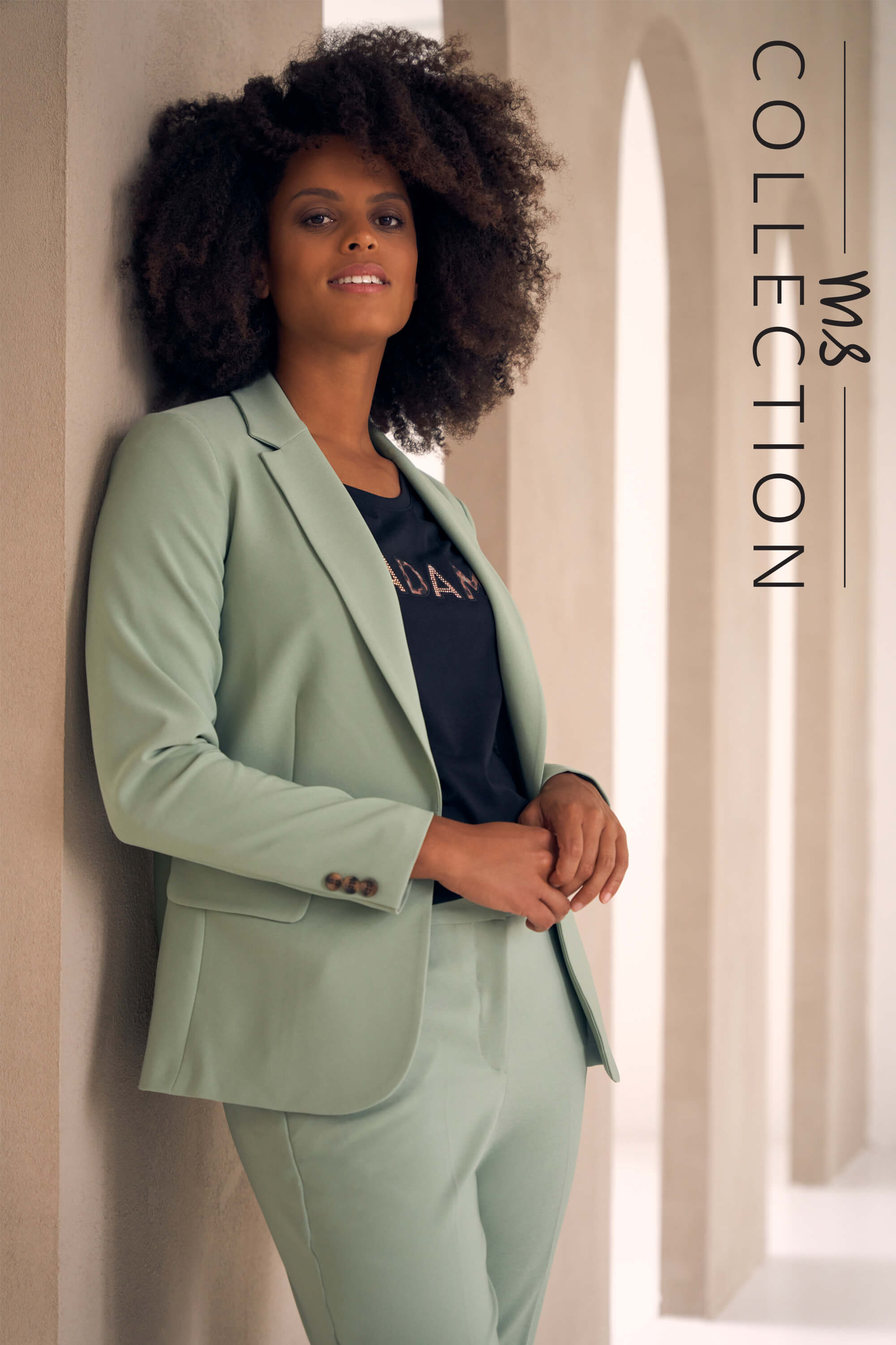 Verenigen Leia glas Dames Blazer Mint | MS Mode