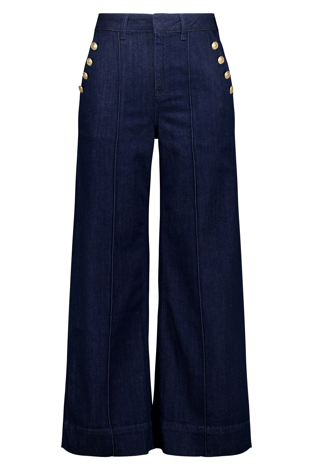 Boutons Dorés Ms Mode Pantalon Pantalon En Denim Avec