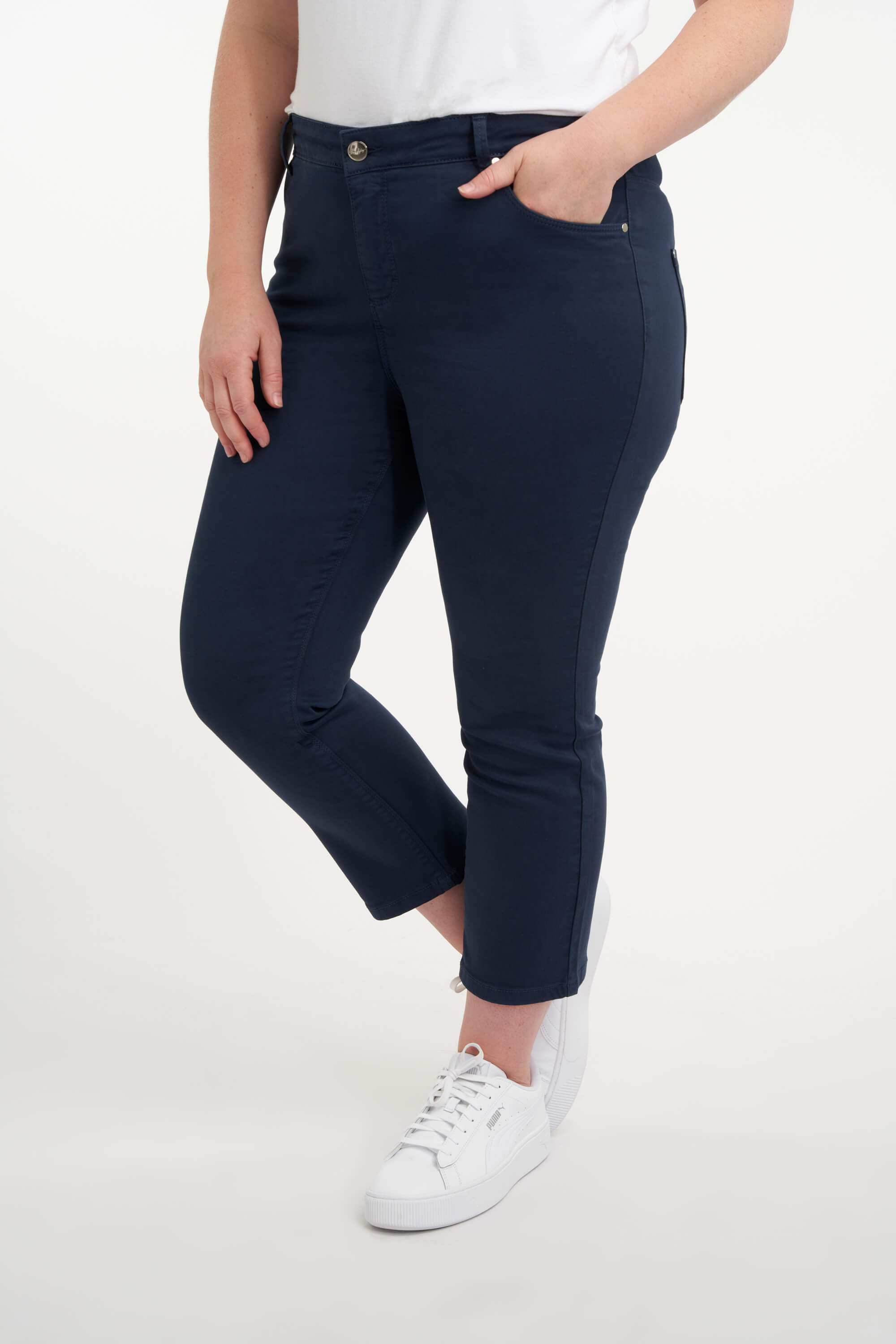 Slim leg 3/4 jeans SLIMS image number 5
