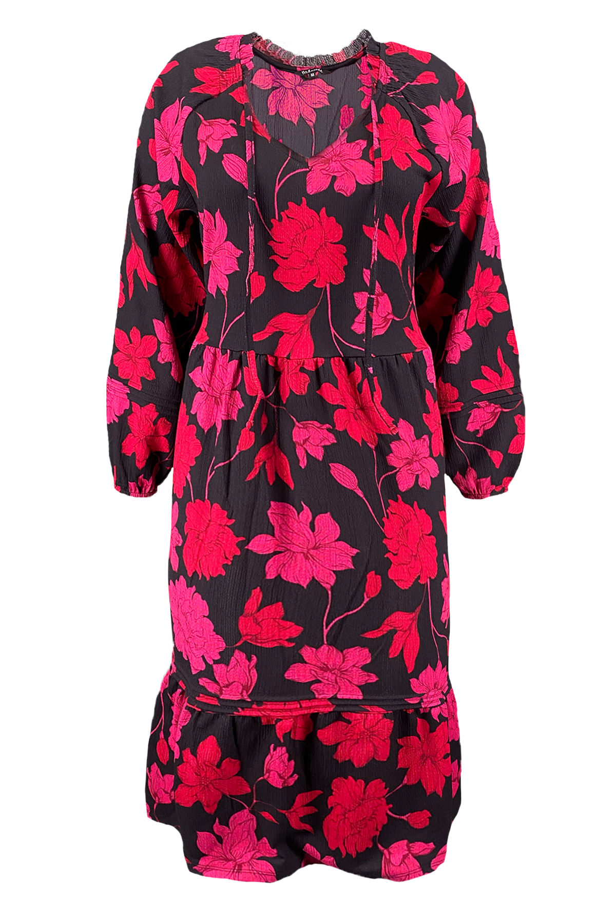 Maxi jurk met bloemenprint image number null
