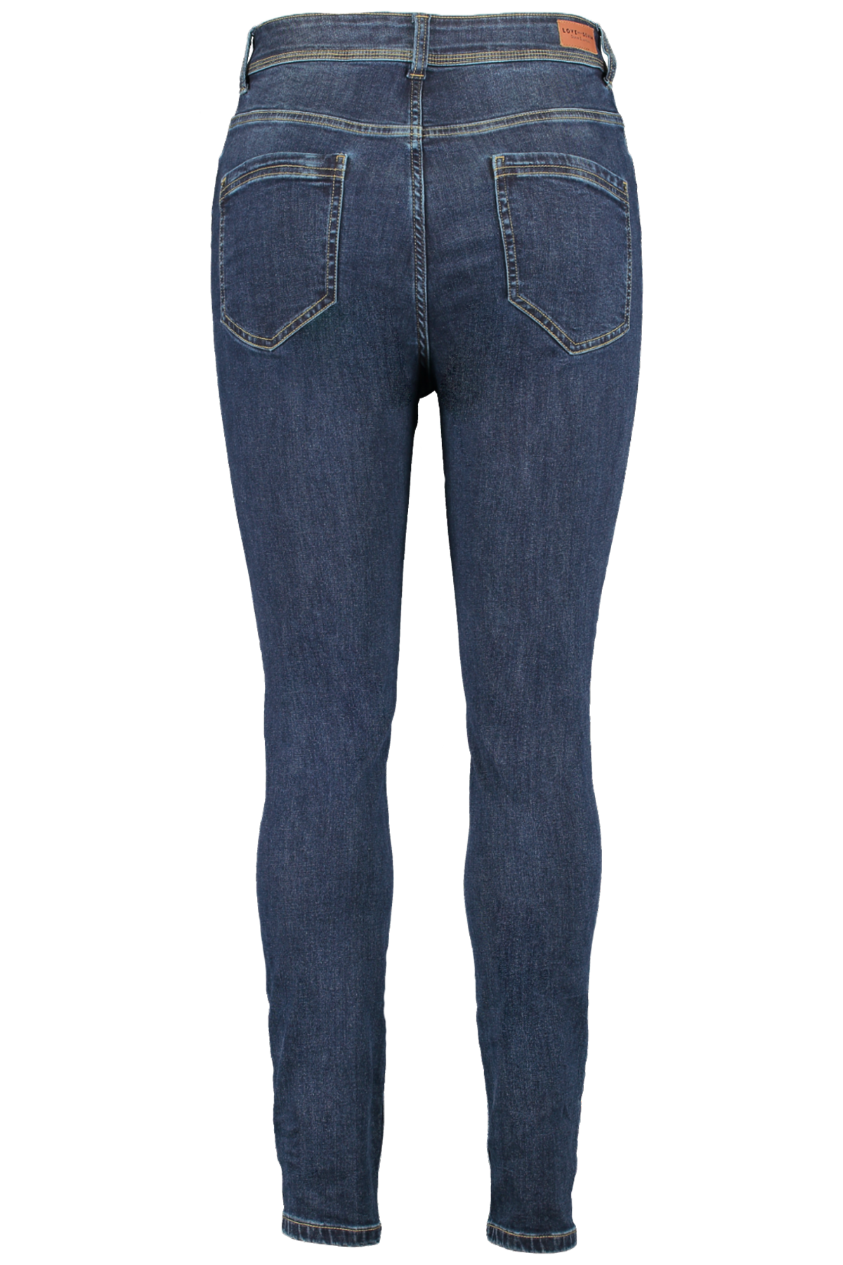 Skinny leg high waist jeans CHERRY image number 2
