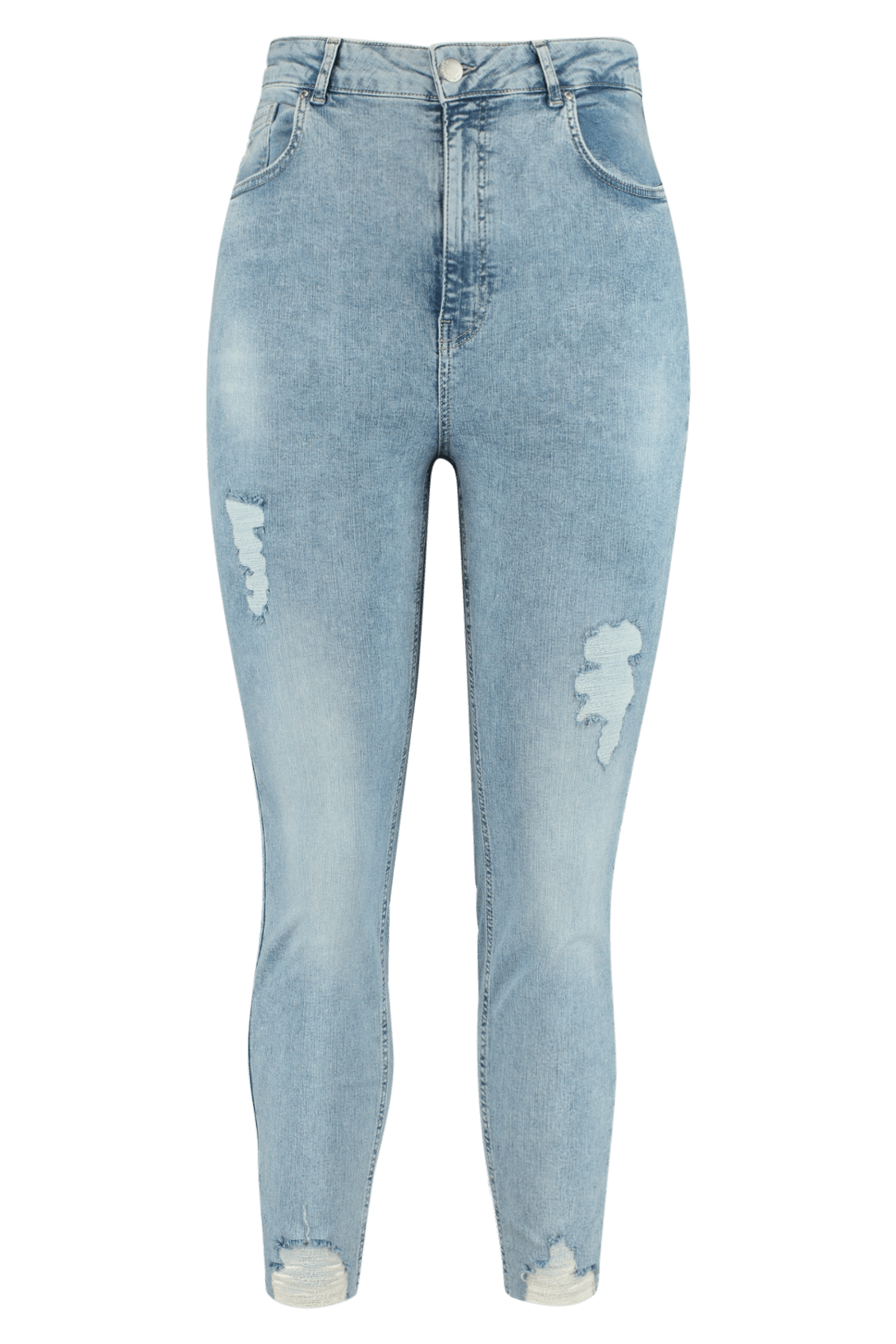 Jeans met destroyed detail image number 2