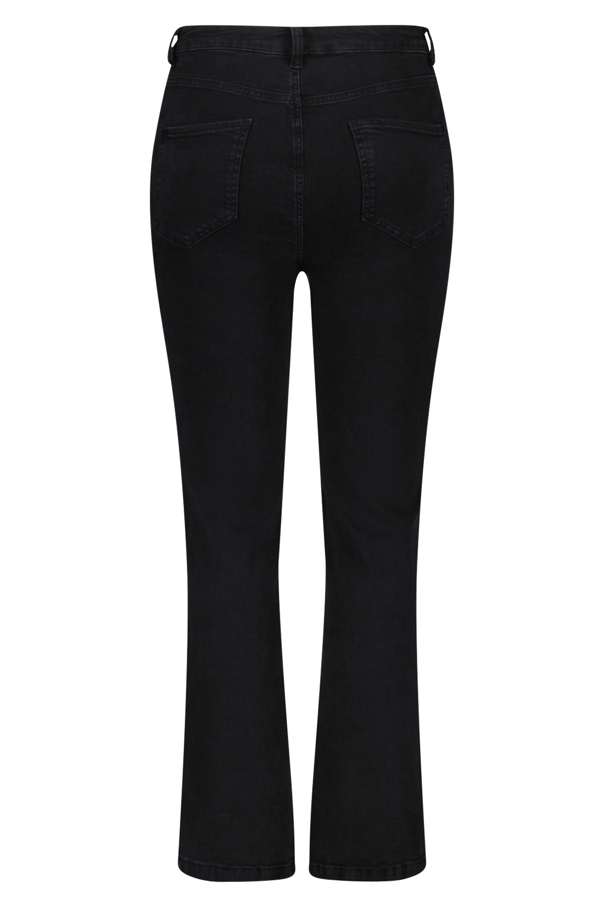 High waist jeans met split image number 2
